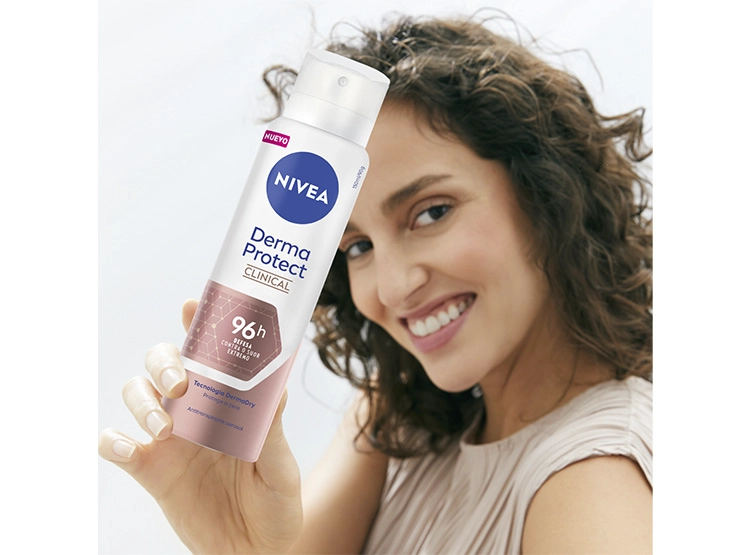 DESODORANTE SPRAY MUJER NIVEA CLINICAL ANTITRANSPIRANTE 50 ML - 4