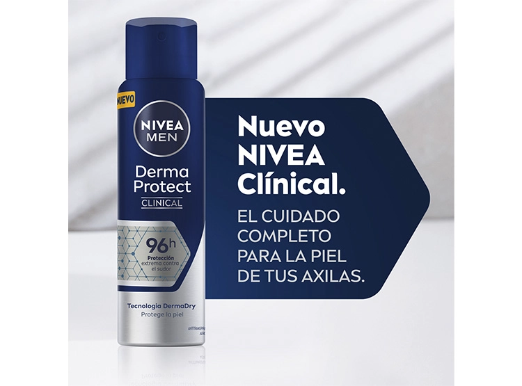 DESODORANTE SPRAY HOMBRE NIVEA CLINICAL ANTITRANSPIRANTE 50 ML - 3