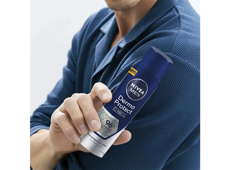DESODORANTE SPRAY HOMBRE NIVEA CLINICAL ANTITRANSPIRANTE 50 ML - 4