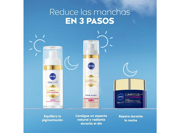 FLUIDO ANTIMANCHAS NIVEA LUMINOUS630® CLARO 40 ML - 7