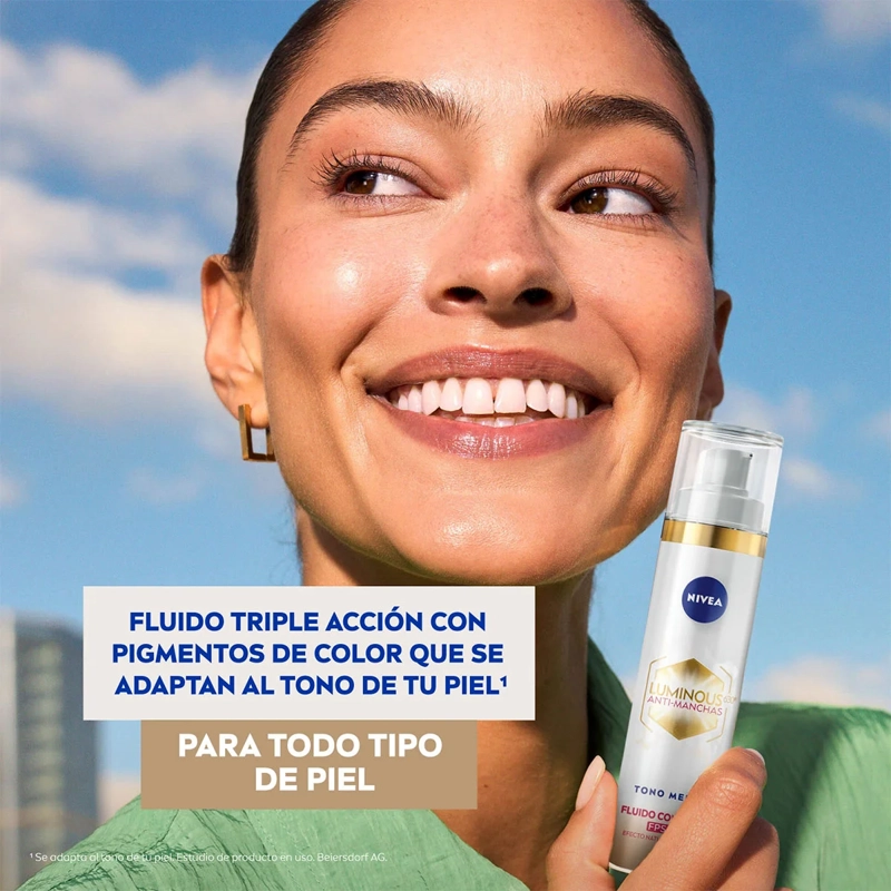 FLUIDO ANTIMANCHAS NIVEA LUMINOUS630® MEDIUM 40 ML - 4