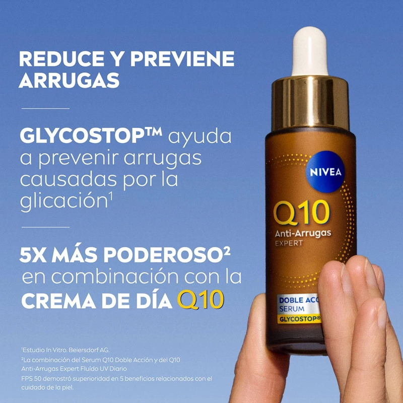 SÉRUM NIVEA Q1O DOBLE ACCIÓN ANTI-ARRUGAS EXPERT 30 ML - 3