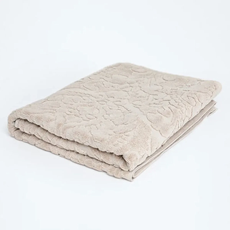 TOALLA SÁBANA RIPLEY HOME RELIEVE TAUPE - 1