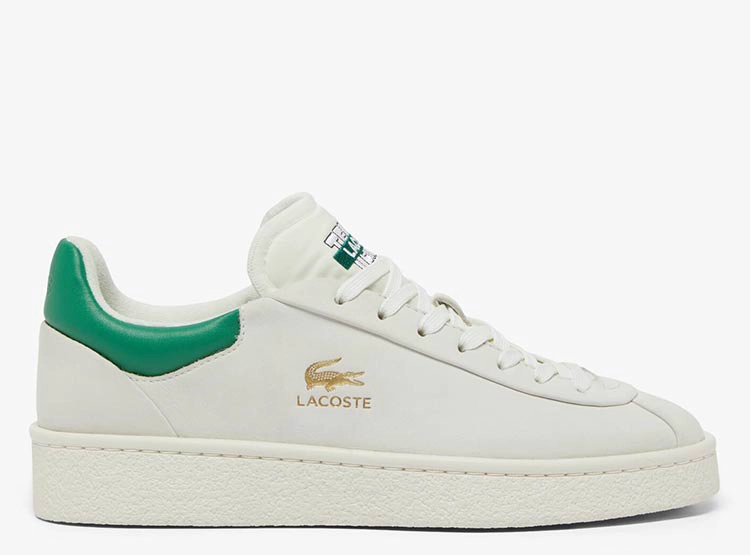 ZAPATILLAS MUJER LACOSTE CASUAL BLANCO BASESHOT PREMIUM CUERO