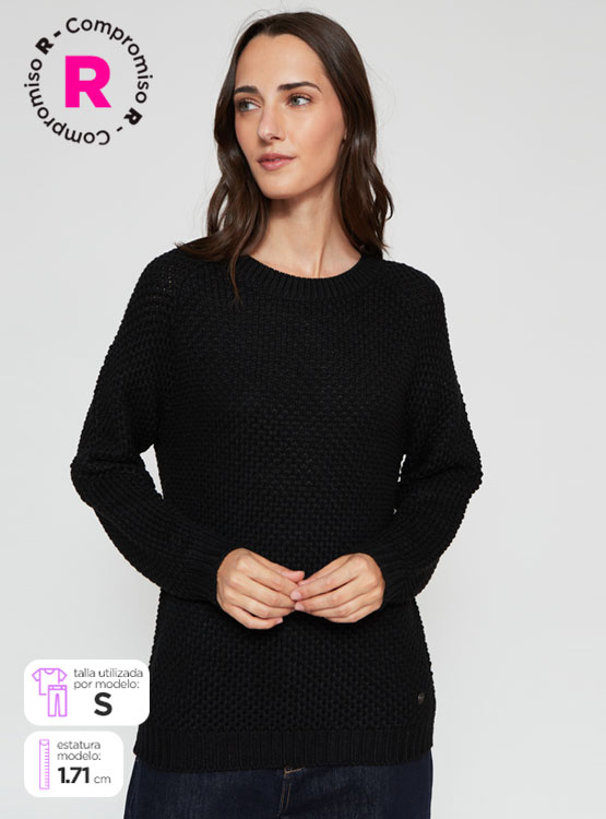 SWEATER ALGODÓN MUJER PEPE JEANS CUELLO REDONDO - 1