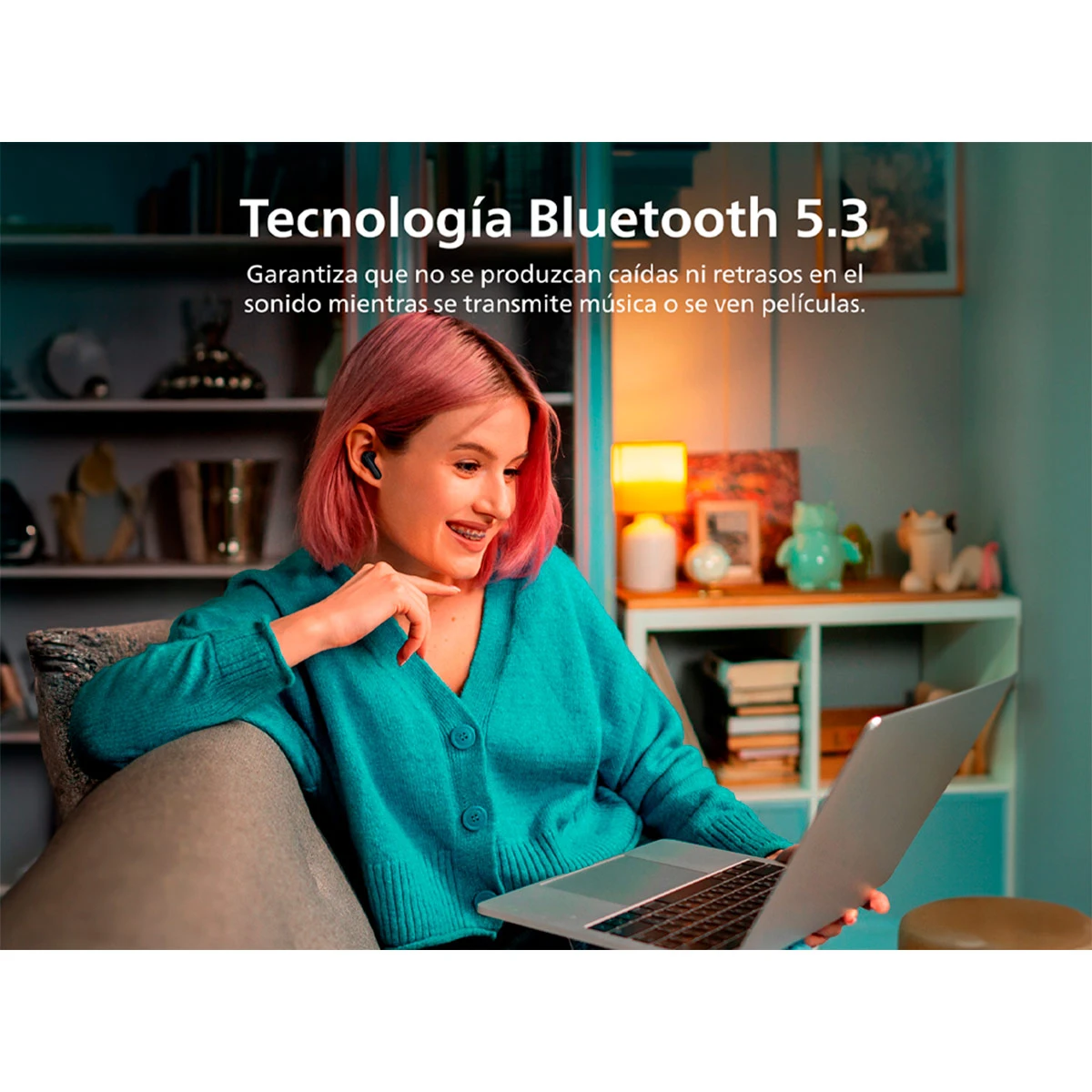 AUDÍFONOS PHILIPS TRUE WIRELESS TAT1108 NEGRO BLUETOOTH - 11