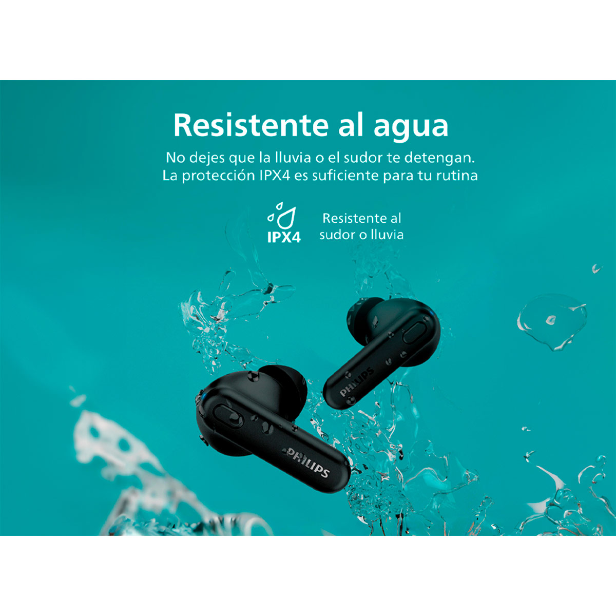 AUDÍFONOS PHILIPS TRUE WIRELESS TAT1108 NEGRO BLUETOOTH - 8