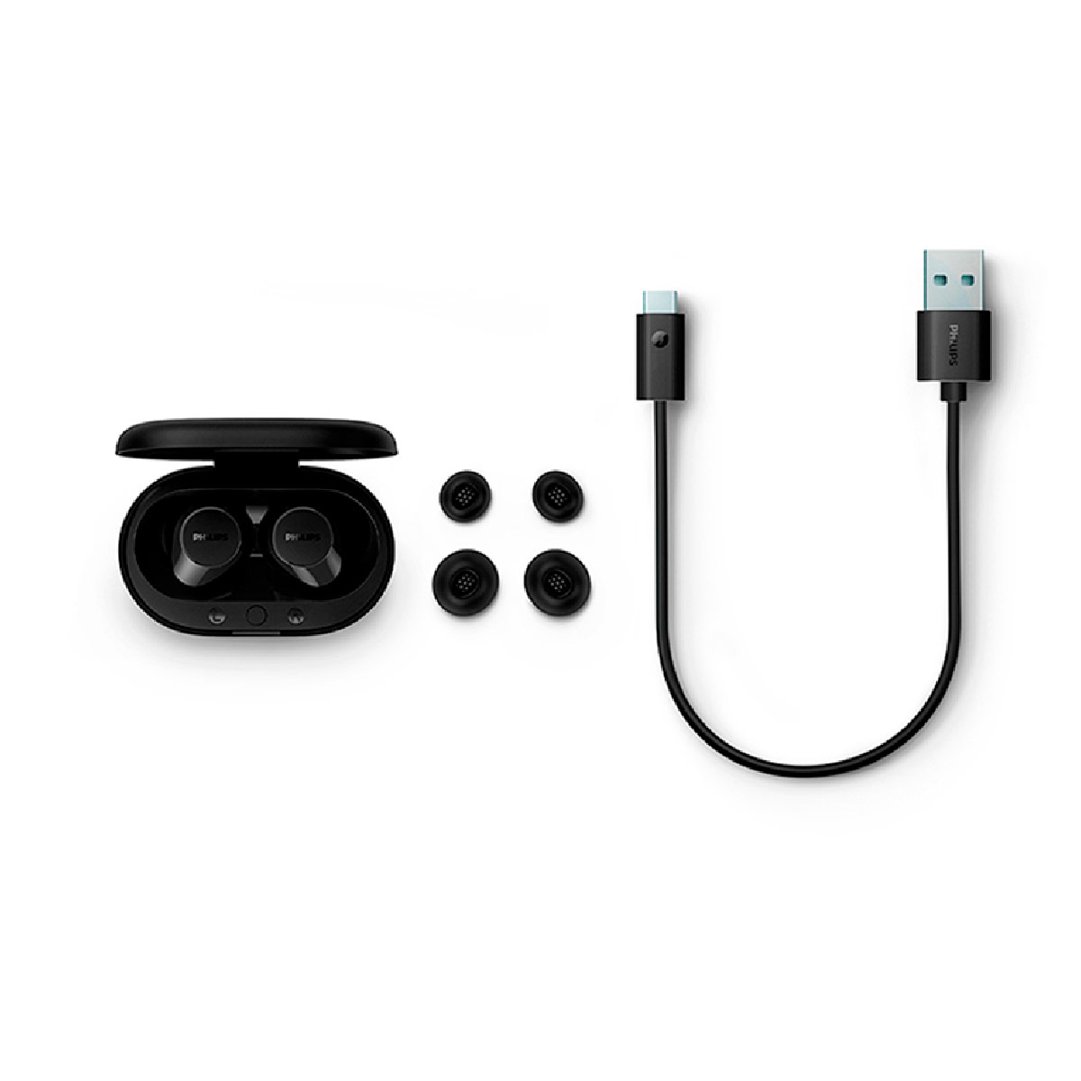 AUDÍFONOS PHILIPS TRUE WIRELESS TAT1209 NEGRO BLUETOOTH - 3