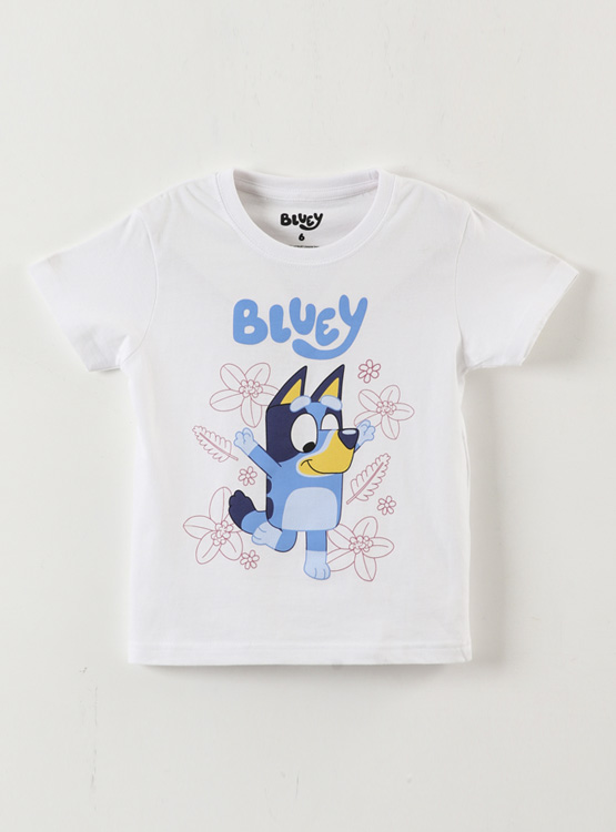 POLERA MANGA CORTA NIÑA BLUEY - 1