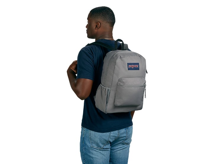 MOCHILA JANSPORT CROSS TOWN GRIS - 6