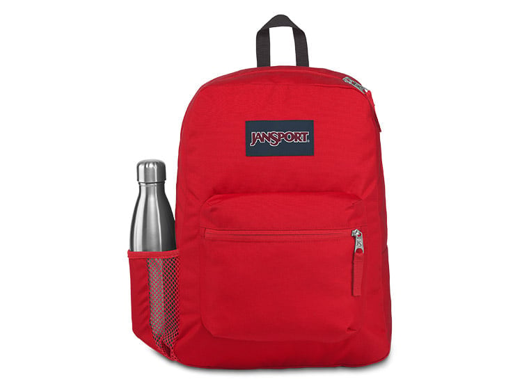 MOCHILA JANSPORT CROSS TOWN ROJO - 1