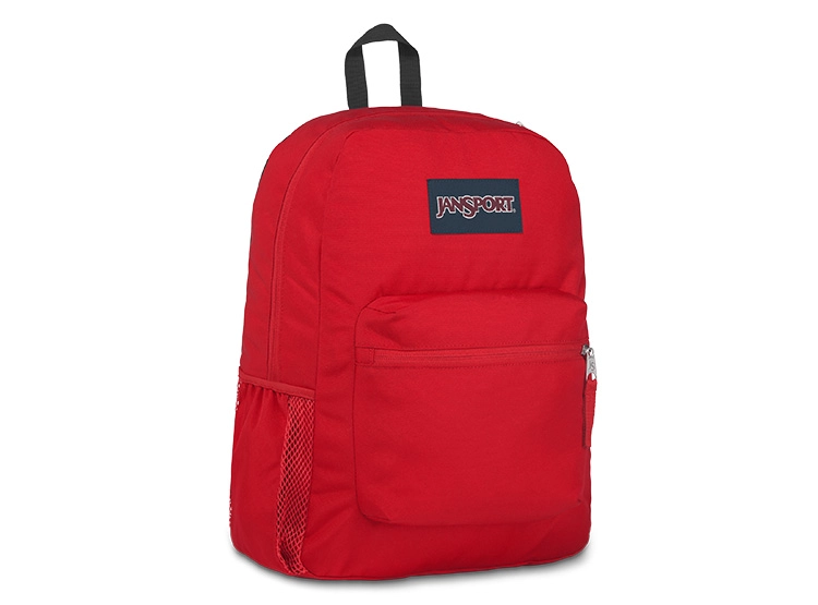 MOCHILA JANSPORT CROSS TOWN ROJO - 2