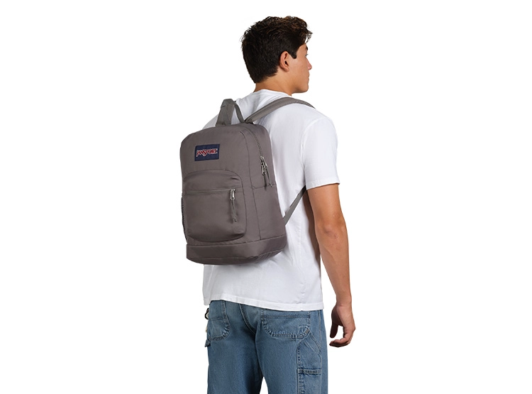 MOCHILA JANSPORT CROSS TOWN PLUS GRIS - 6