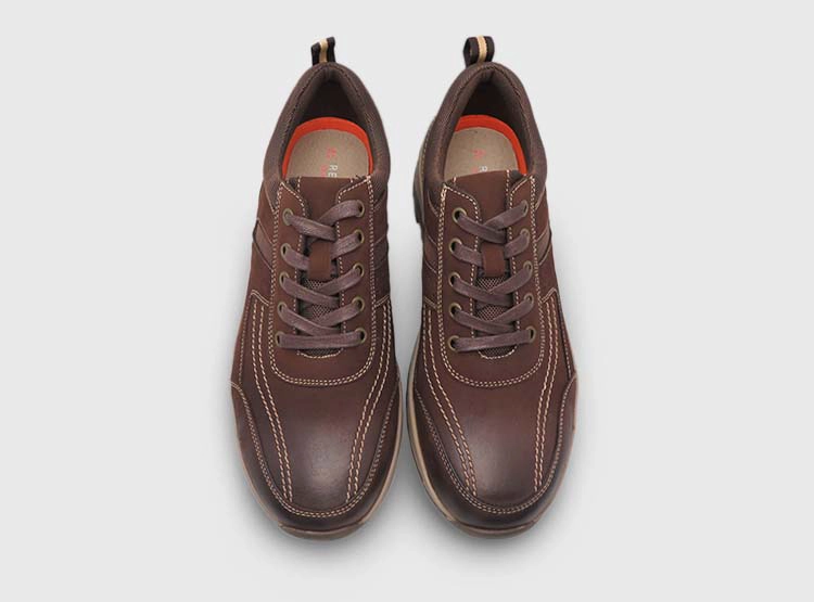 ZAPATOS CUERO HOMBRE REGATTA ROSO - 6