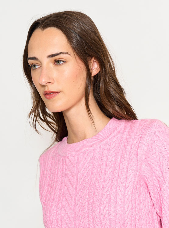 SWEATER MANGA LARGA MUJER INDEX TRENZAS - 3
