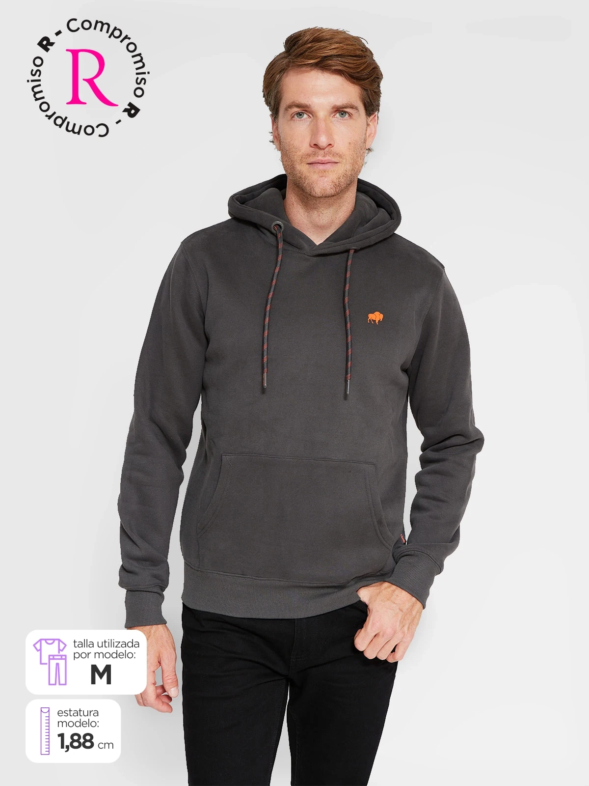 POLERÓN ALGODÓN HOMBRE ROBERT LEWIS HOODIE - 1