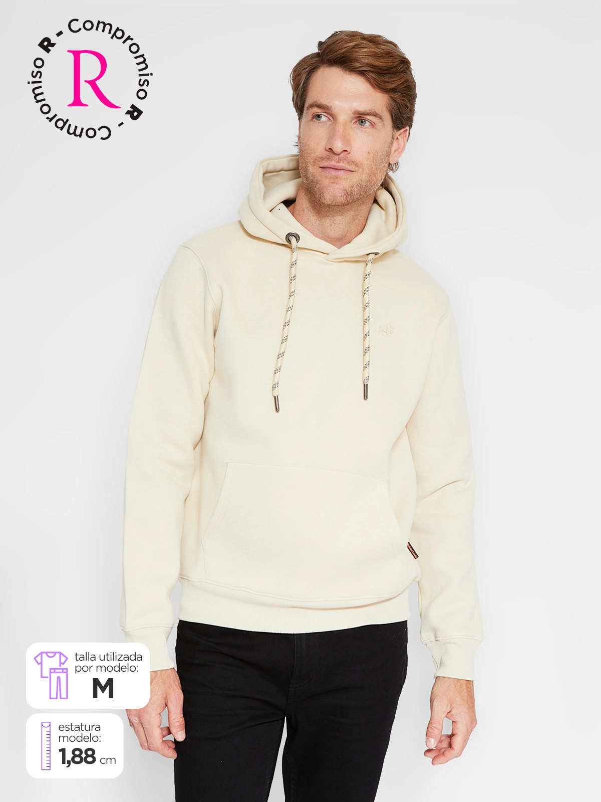 POLERÓN ALGODÓN HOMBRE ROBERT LEWIS HOODIE - 1