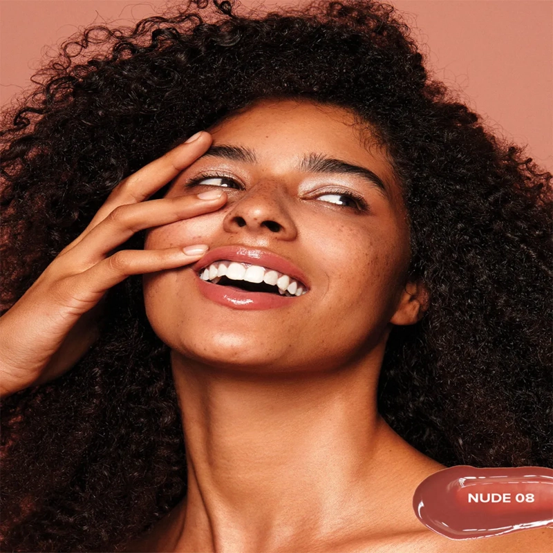 BRILLO LABIAL VOLUMINIZADOR NUDESTIX LIP GLACE - 3
