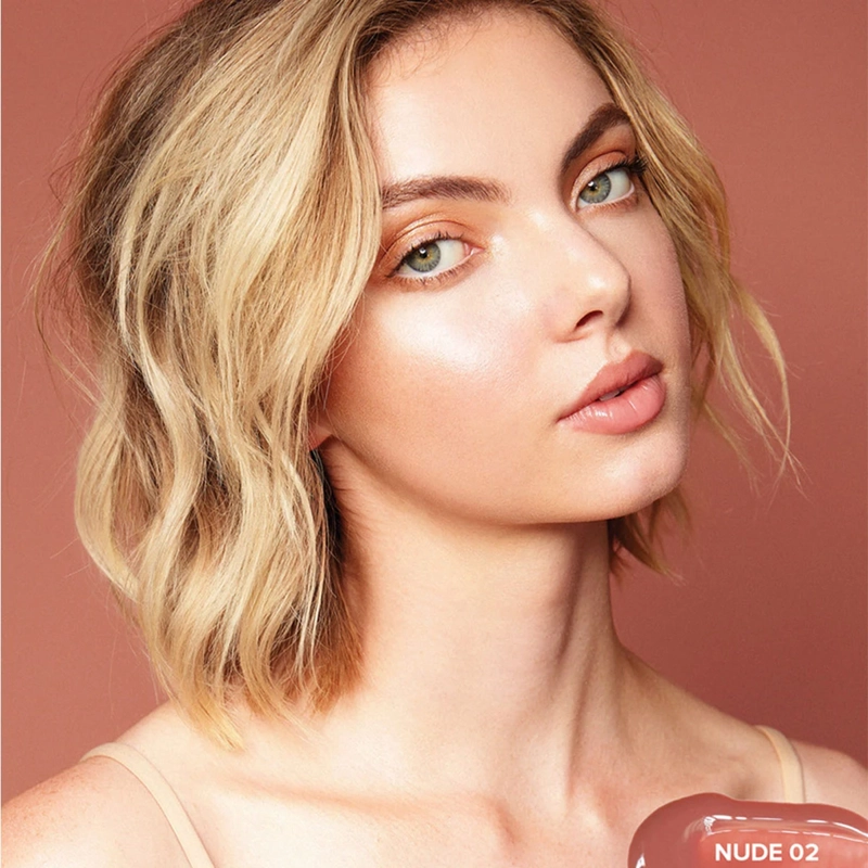 BRILLO LABIAL VOLUMINIZADOR NUDESTIX LIP GLACE - 3