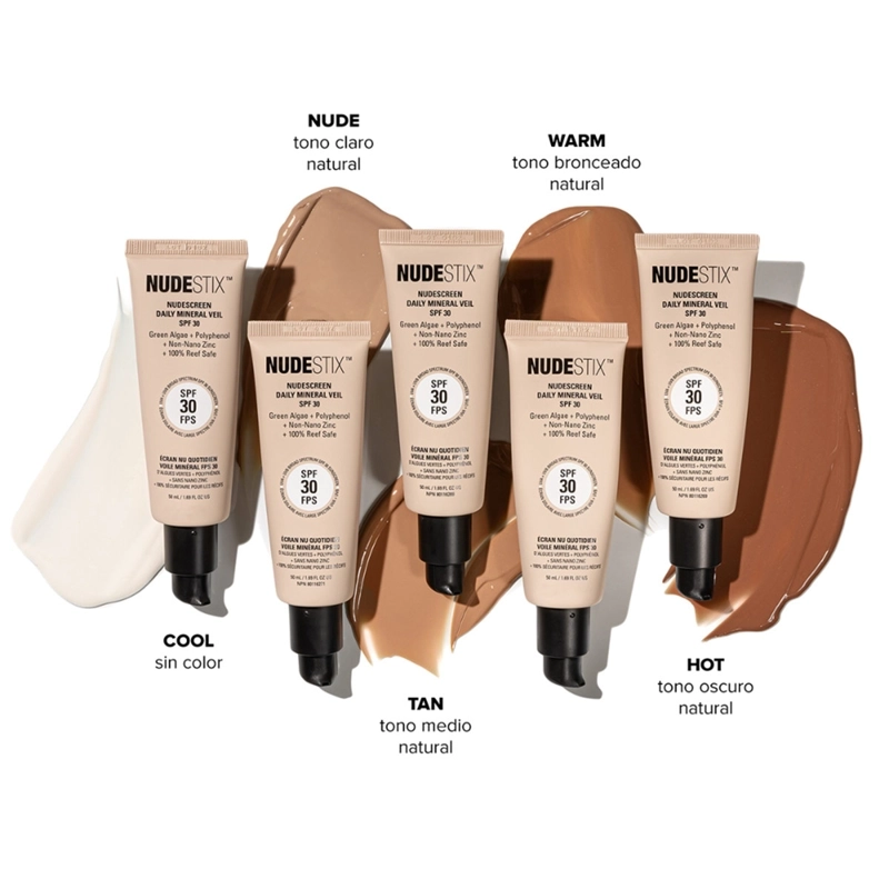 BASE DE MAQUILLAJE NUDESTIX DAILY MINERAL VEIL SPF30 50ML - 5
