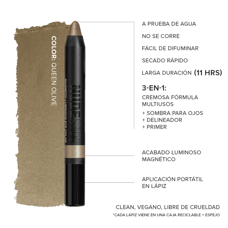 DELINEADOR DE OJOS NUDESTIX MAGNETIC LUMINOUS EYE PENCIL 2,8GR - 4