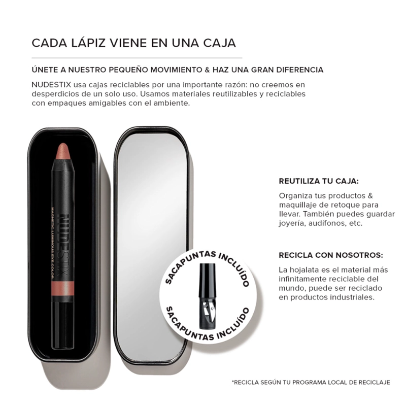 DELINEADOR DE OJOS NUDESTIX MAGNETIC LUMINOUS EYE PENCIL 2,8GR - 4