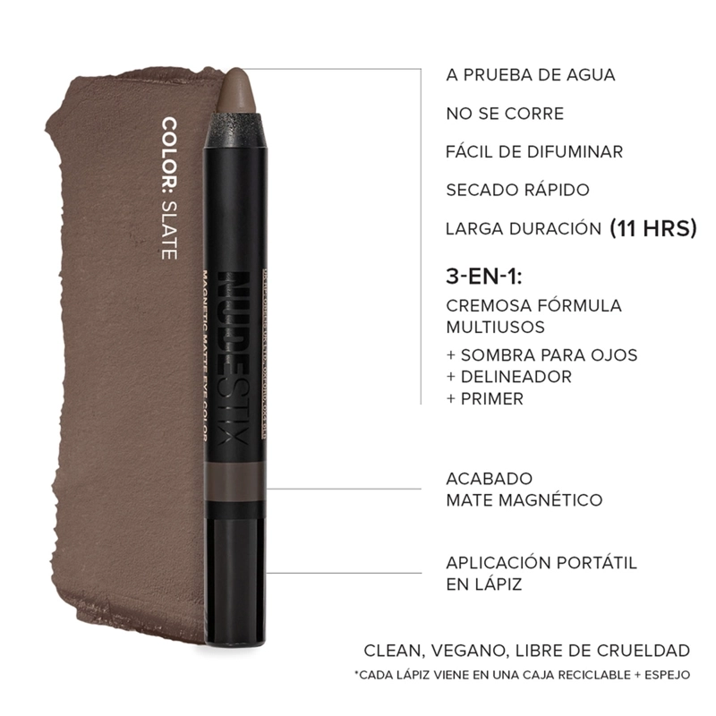 DELINEADOR DE OJOS NUDESTIX MAGNETIC MATTE EYE PENCIL 2,8GR - 5