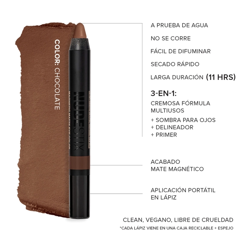 DELINEADOR DE OJOS NUDESTIX MAGNETIC MATTE EYE PENCIL 2,8GR - 5