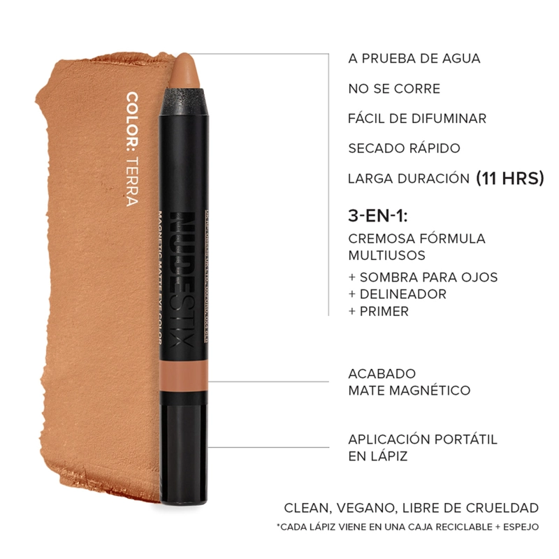 DELINEADOR DE OJOS NUDESTIX MAGNETIC MATTE EYE PENCIL 2,8GR - 5