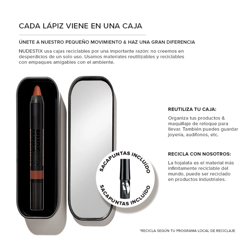 DELINEADOR DE OJOS NUDESTIX MAGNETIC MATTE EYE PENCIL 2,8GR - 6