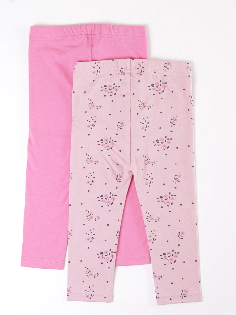 PACK CALZAS NIÑA BABY HARVEST LISA Y ESTAMPADA - 2