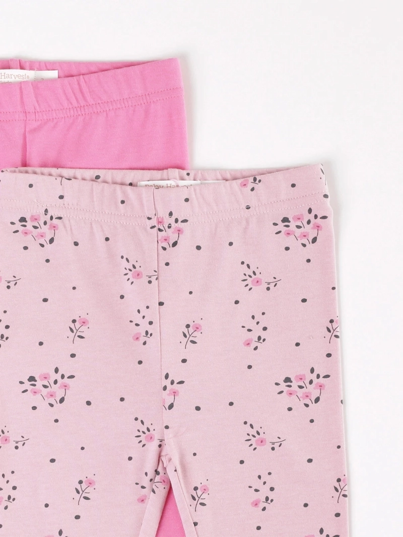 PACK CALZAS NIÑA BABY HARVEST LISA Y ESTAMPADA - 3