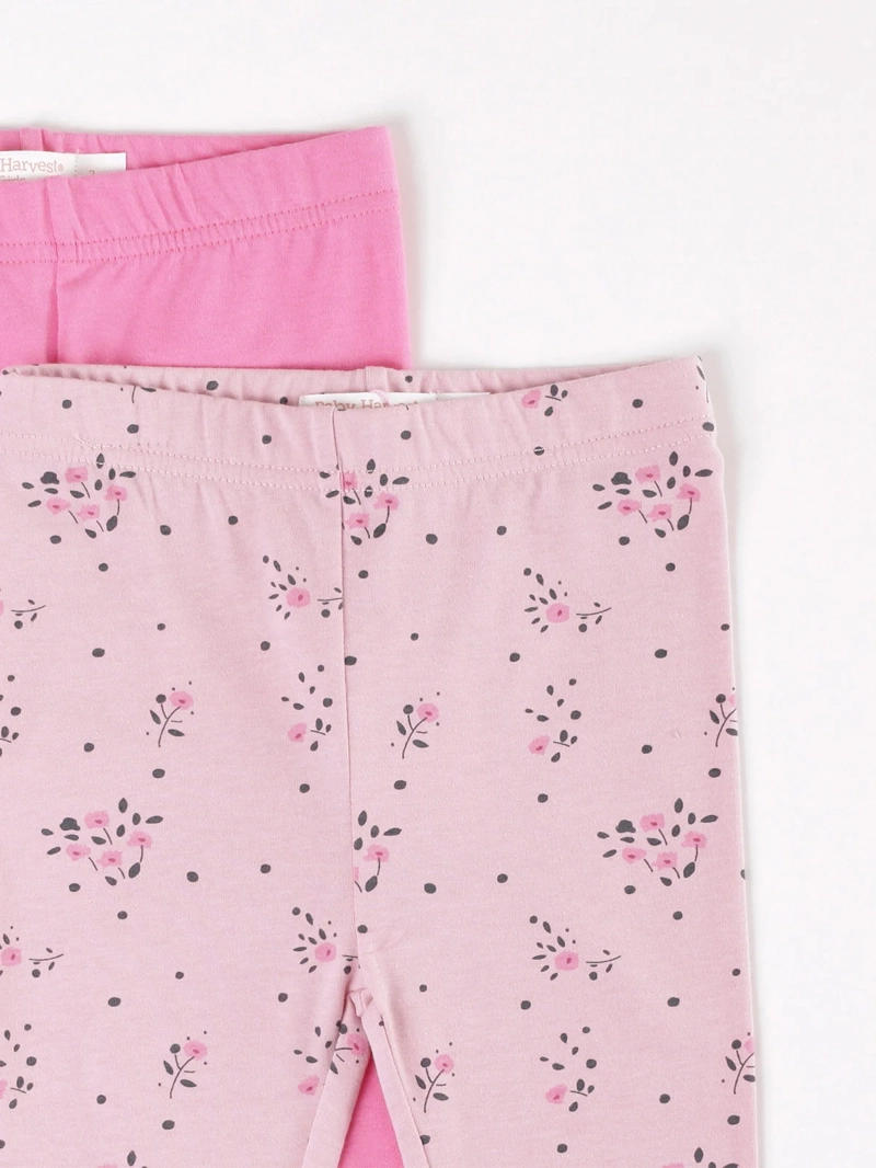 PACK CALZAS NIÑA BABY HARVEST LISA Y ESTAMPADA - 3