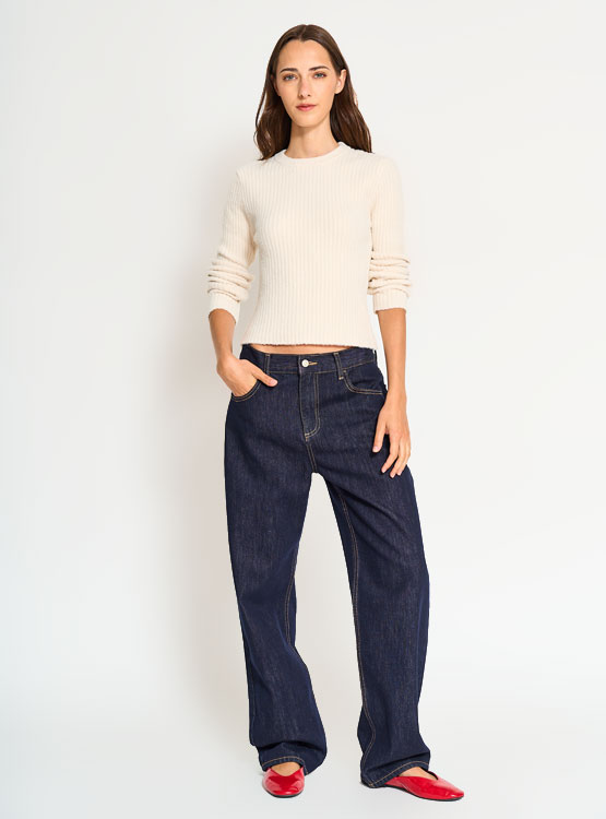 SWEATER MANGA LARGA MUJER INDEX BÁSICO - 4