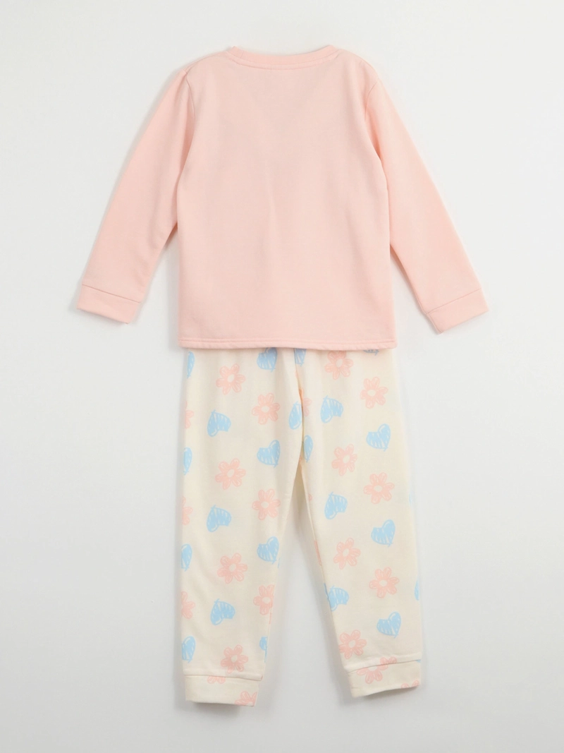 PIJAMA NIÑA BLUEY NARANJO CLARO CLÁSICO - 2