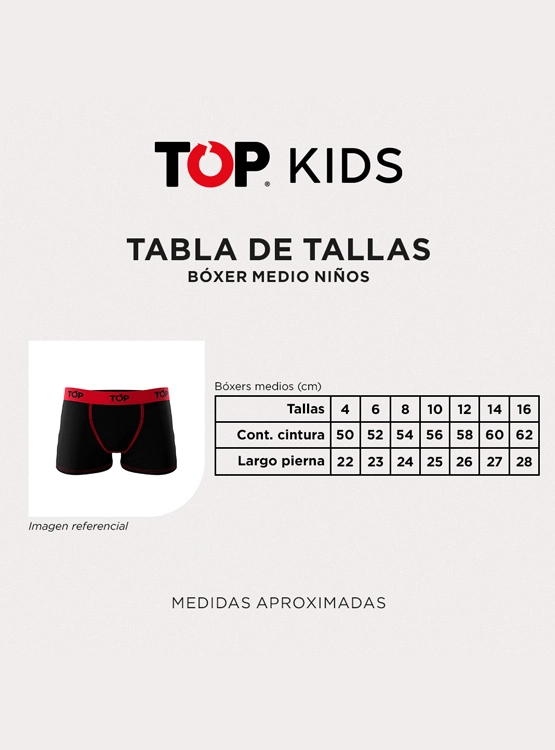 BOXER NIÑO TOP - 5