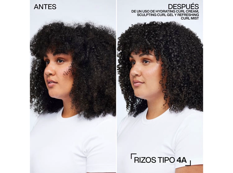 CREMA PARA PEINAR RIZO CABELLO RIZADO HIDRATACIÓN Y DEFINICIÓN TOTAL HYBRID CURLS 250ML REDKEN - 7