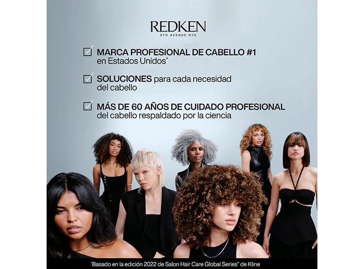 CREMA PARA PEINAR RIZO CABELLO RIZADO HIDRATACIÓN Y DEFINICIÓN TOTAL HYBRID CURLS 250ML REDKEN - 8