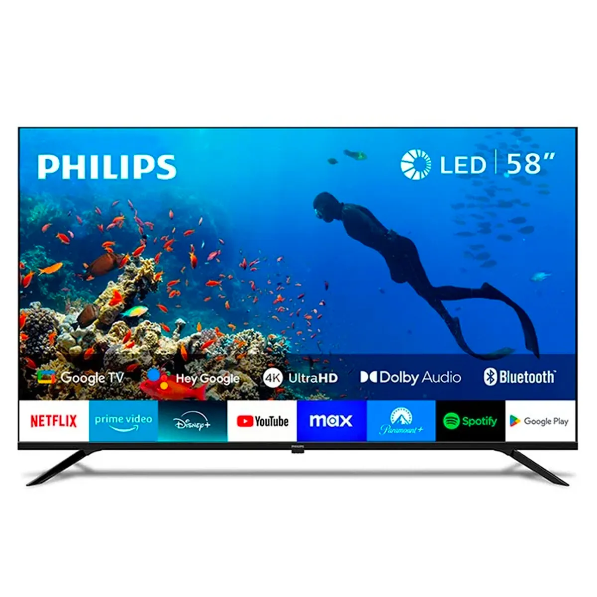 SMART TV PHILIPS LED 4K UHD 58" 58PUD7019 - 2