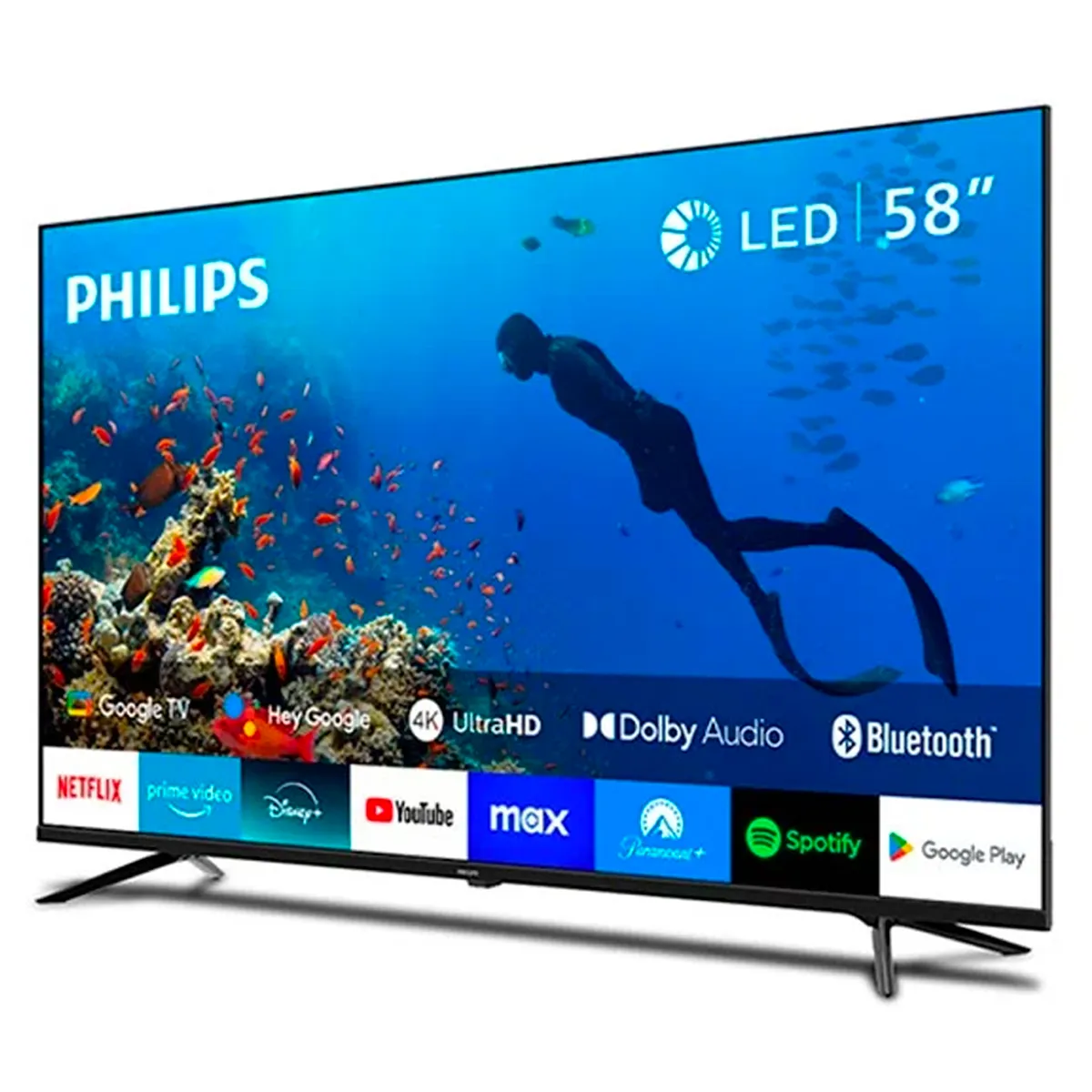 SMART TV PHILIPS LED 4K UHD 58" 58PUD7019 - 4