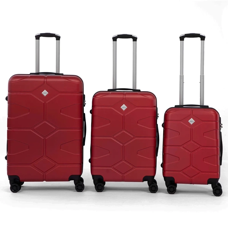 SET MALETAS CAMBRIDGE EXPRESS ABS 3 PIEZAS ROJO