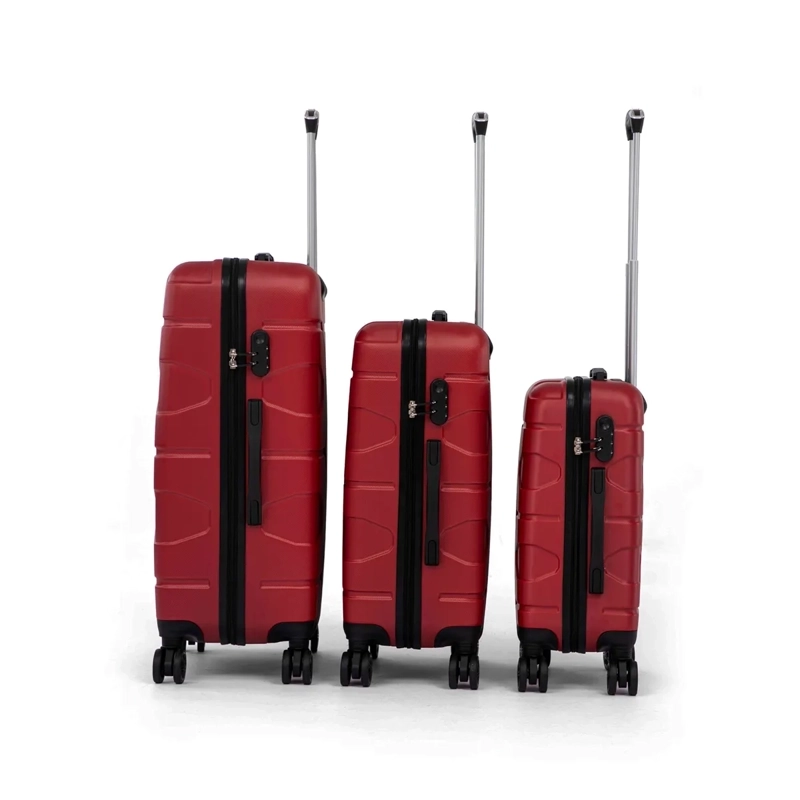 SET MALETAS CAMBRIDGE EXPRESS ABS 3 PIEZAS ROJO