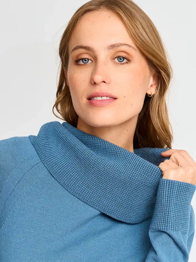 SWEATER MUJER AZIZ CUELLO TORTUGA - 3