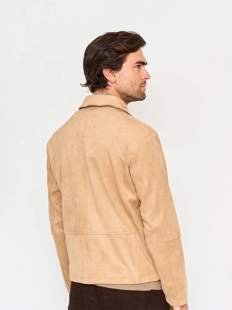 CHAQUETA HOMBRE CACHAREL CAFE SUEDE - 2