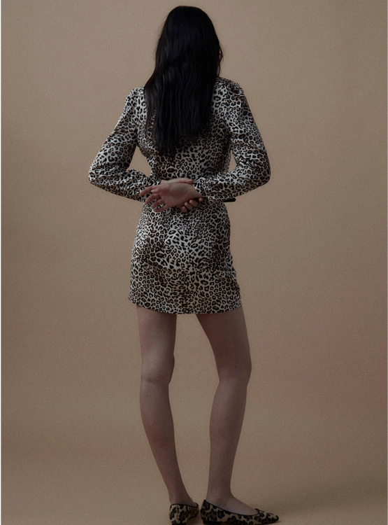 VESTIDO LARGO MUJER SFERA ANIMAL PRINT - 2