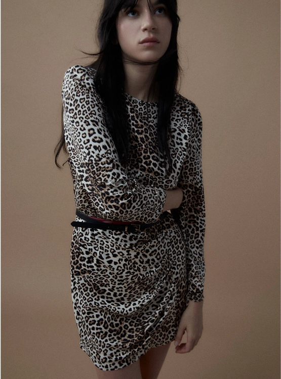 VESTIDO LARGO MUJER SFERA ANIMAL PRINT - 3