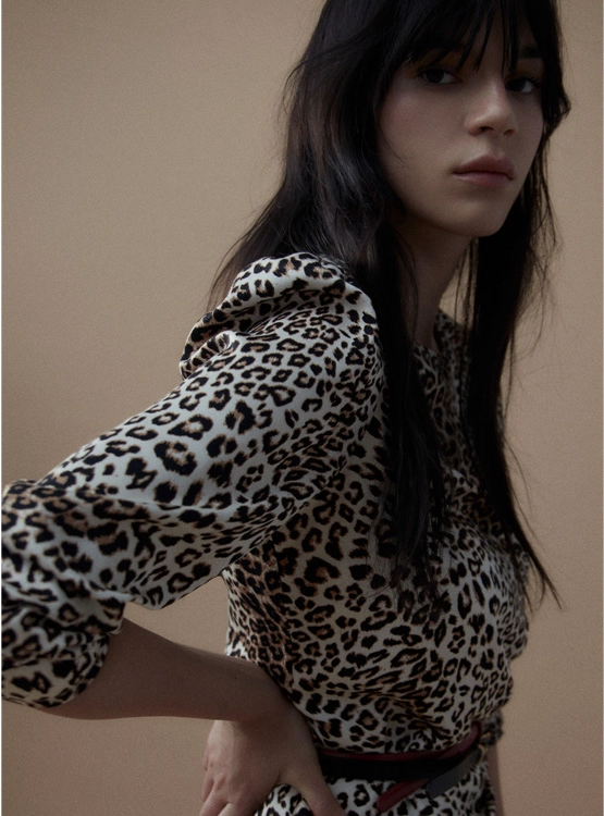 VESTIDO LARGO MUJER SFERA ANIMAL PRINT - 4