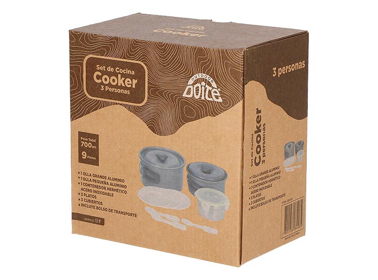 MENAJE CAMPING DOITE COOKER 3 PERSONAS - 7