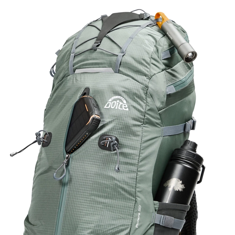 MOCHILA DE VIAJE DOITE EXCURSION PIONERA 50L VERDE - 10