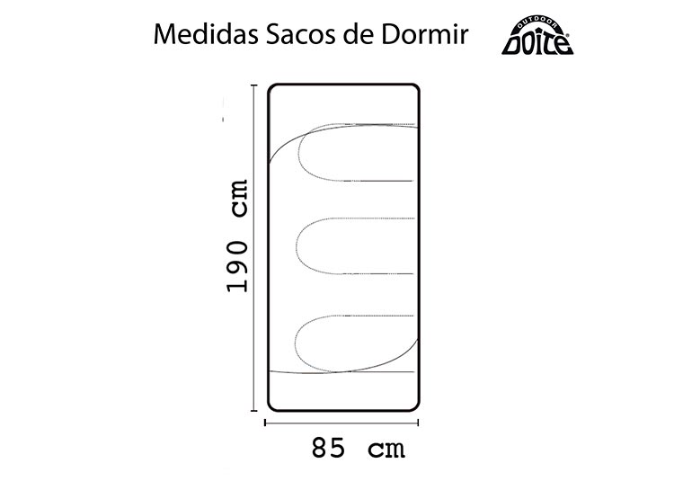 SACO DE DORMIR DOITE COMPASS CELESTE - 3